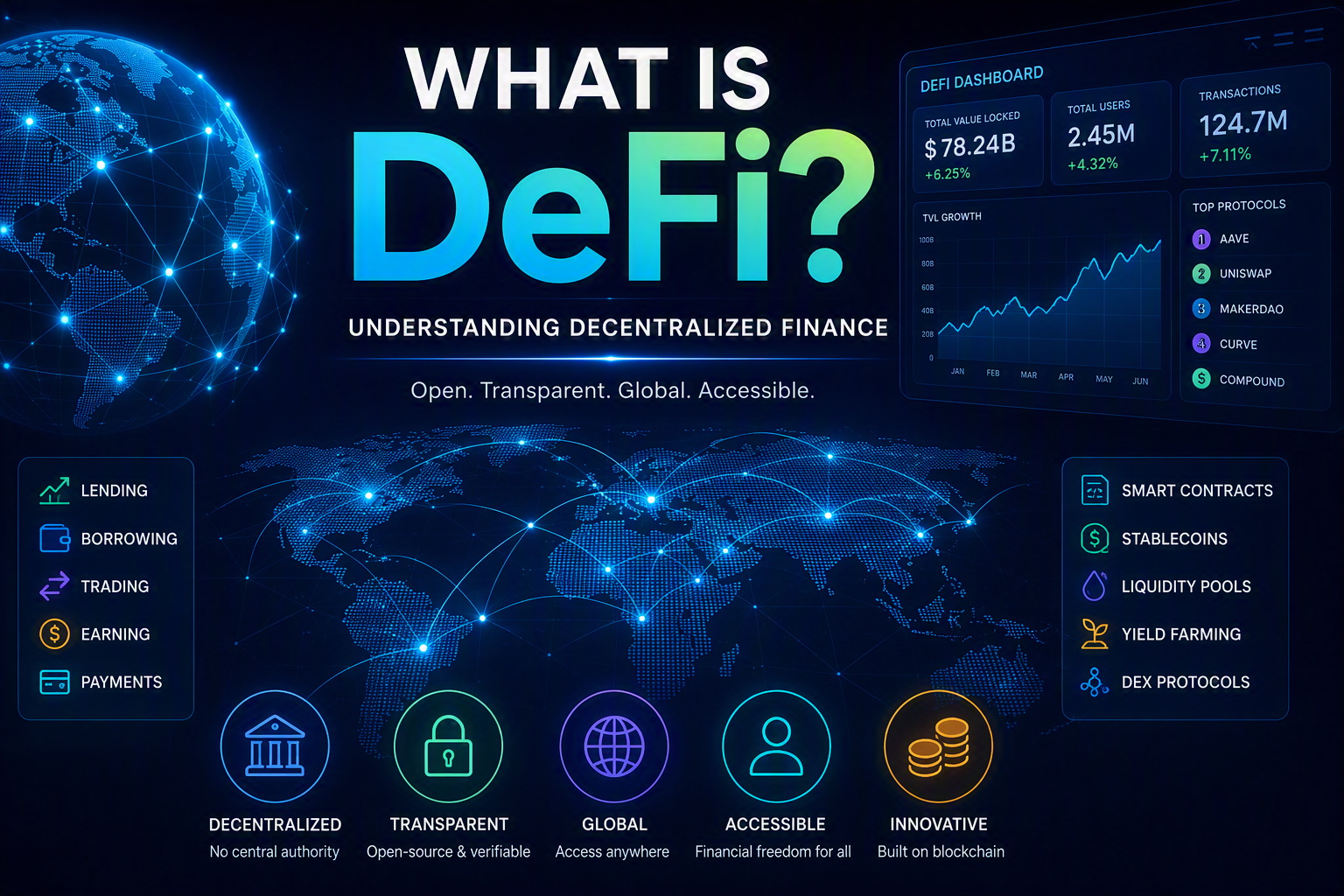 What Is DeFi - Decentralized Finance Overview