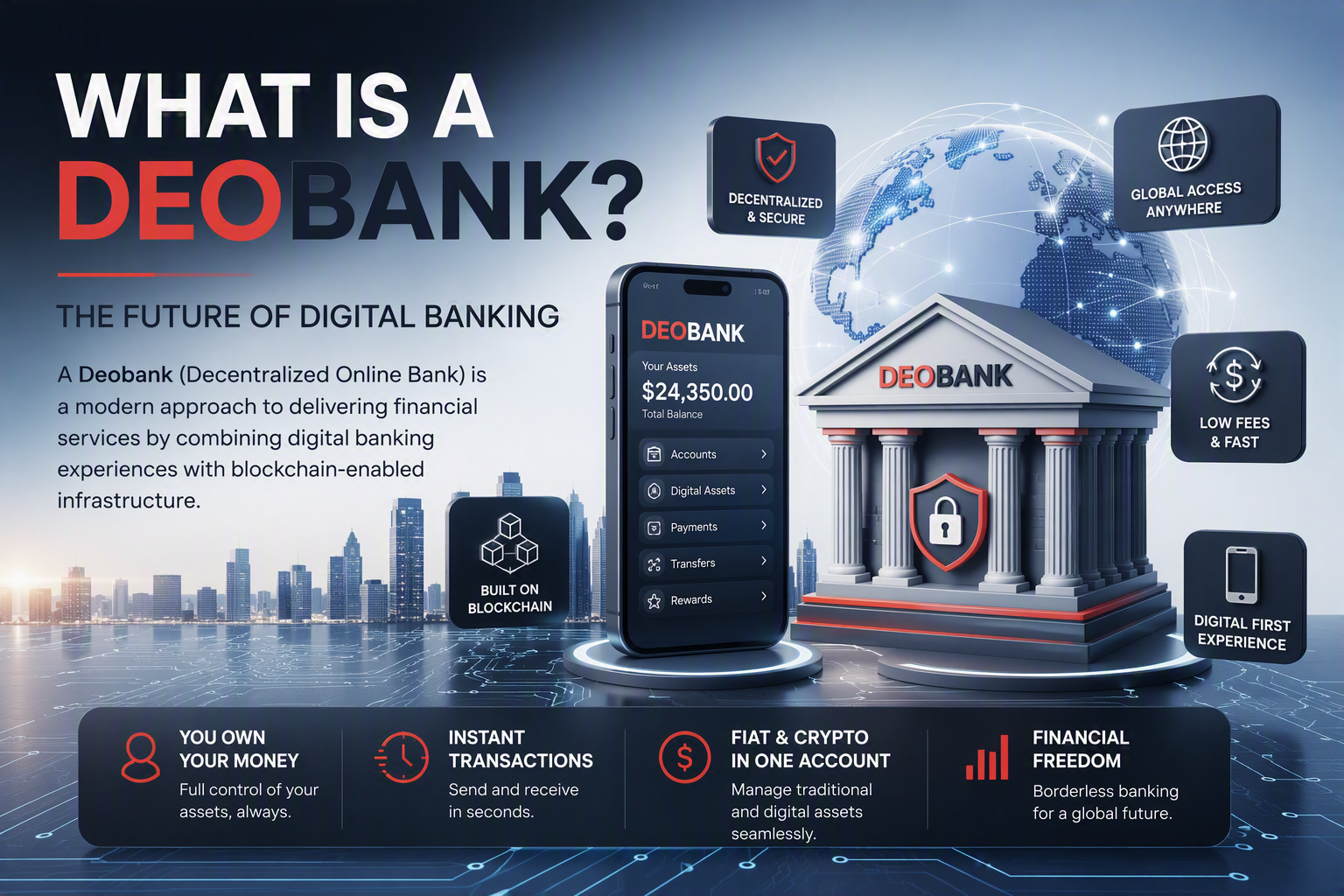 What Is A Deobank? Digital Banking, Blockchain Finance and Financial Infrastructure